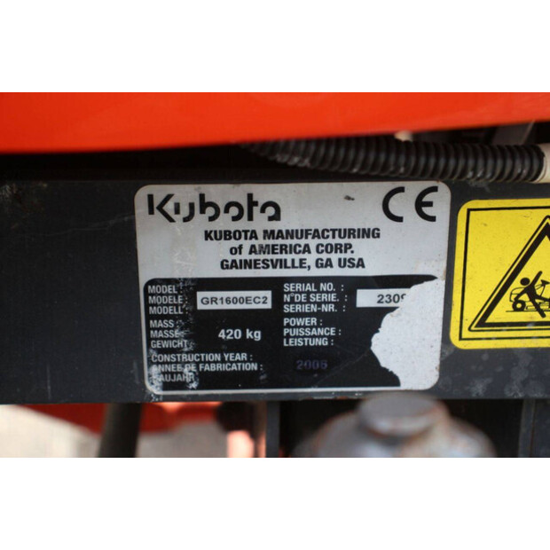 2006 KUBOTA GR1600-46699742
