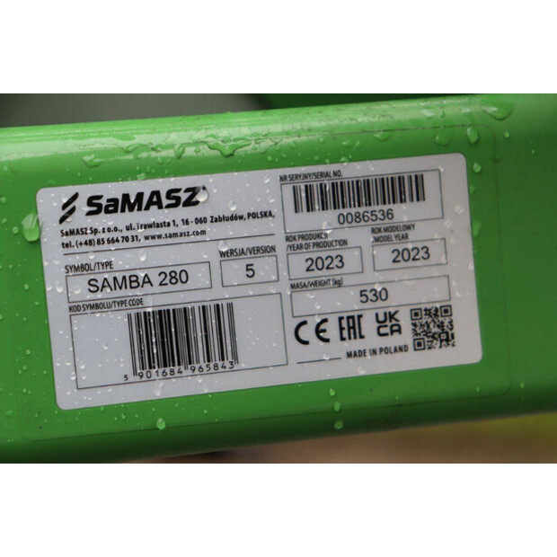 2023 Samasz SAMBA 280-46700869