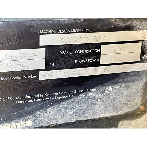 2021 Komatsu 8-46709275