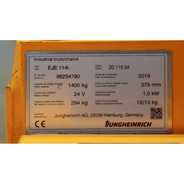 2019 جنجهينريتش EJE 114i LI-ION-46712582