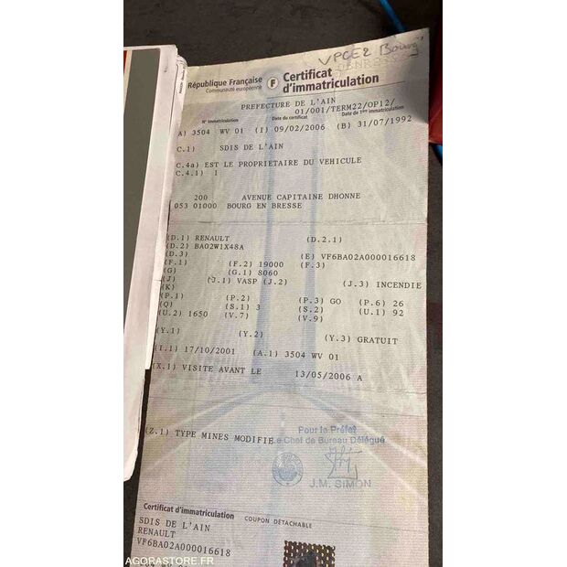 1992 Renault G270-46719142