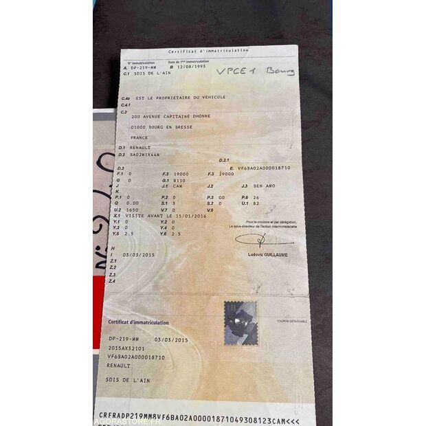 1993 Renault G270-46719457