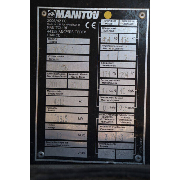 2011 مانيتو 120 SC-46720648