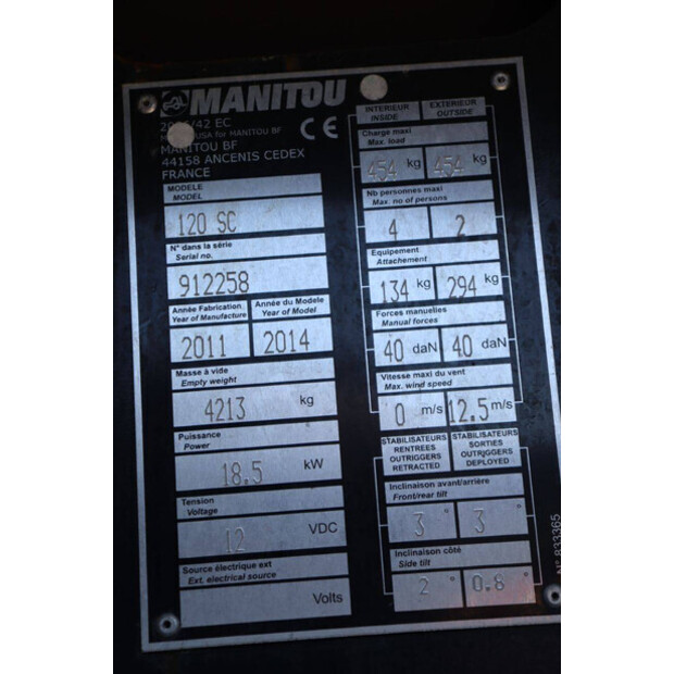 2011 Manitou 120 SC-46720682