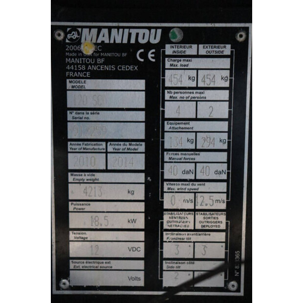 2010 Manitou 120 SC-46720996