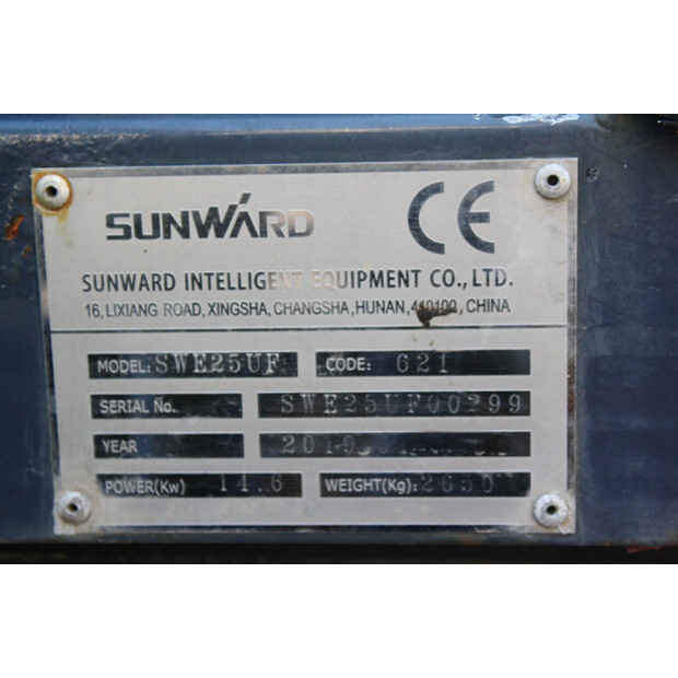 2019 Sunward SWE25UF-46723051
