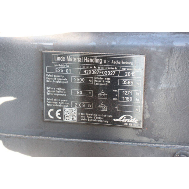 2015 Linde E25-01-46723438