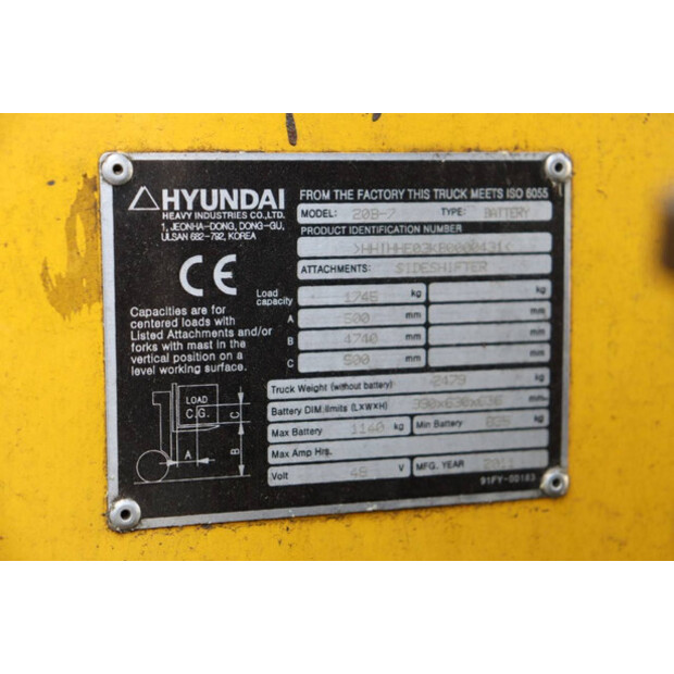 2011 Hyundai 20B-7-46723500