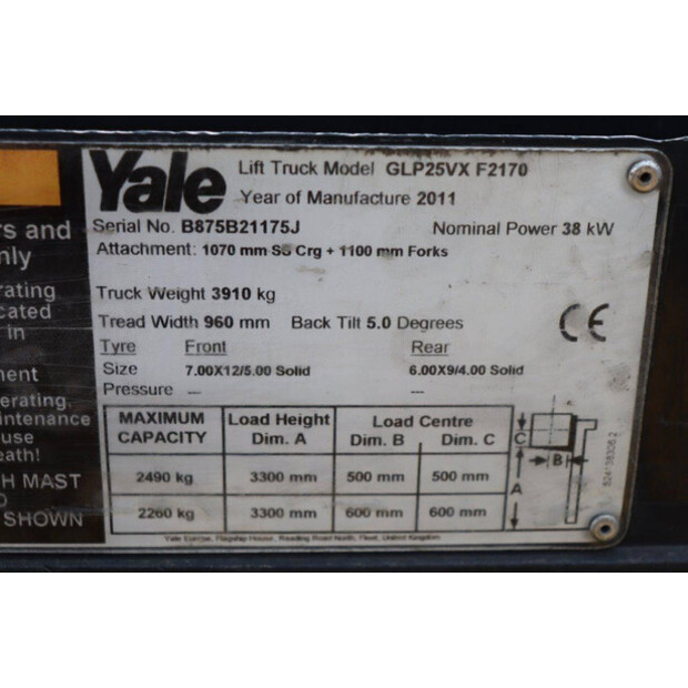 2011 Yale GLP25VX F2170-46724036