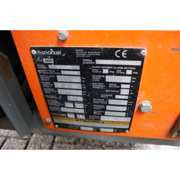 2019 Snorkel S2255RT-46725007