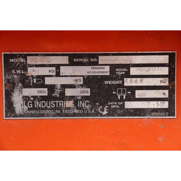 2012 JLG 3369LE-46725520