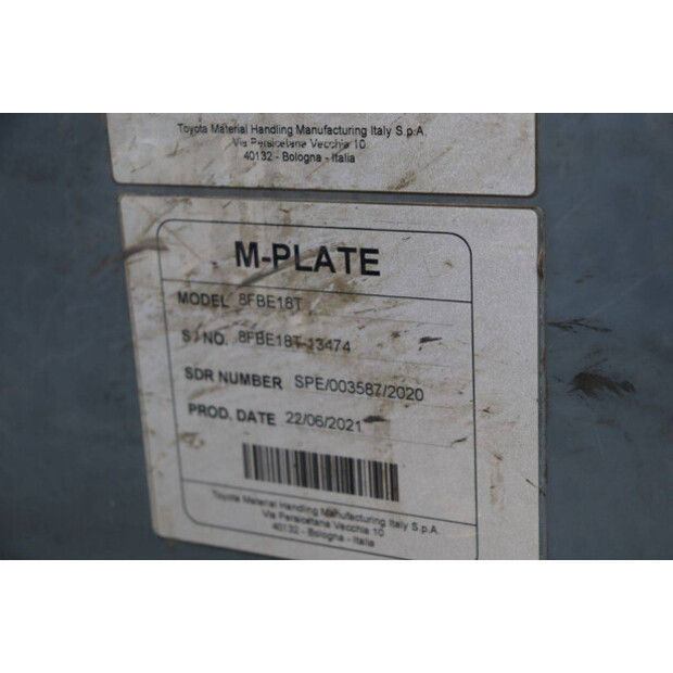 2021 Toyota 8FBE18T-46726414