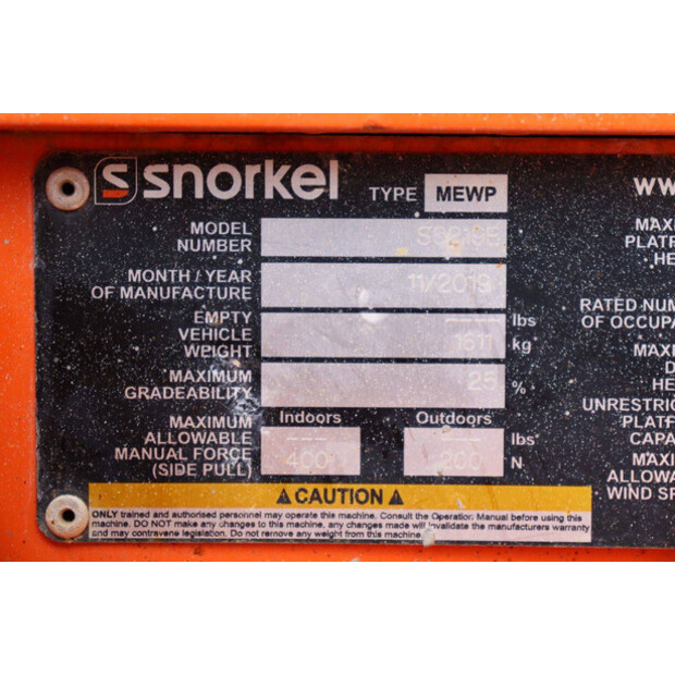2019 Snorkel S3219E-46726655