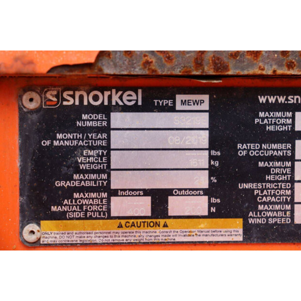 2019 Snorkel S3219E-46726687