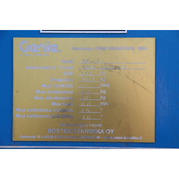2015 Genie GR-15-46727531