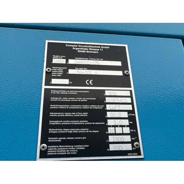 1998 Compair MA-351 A-46727971