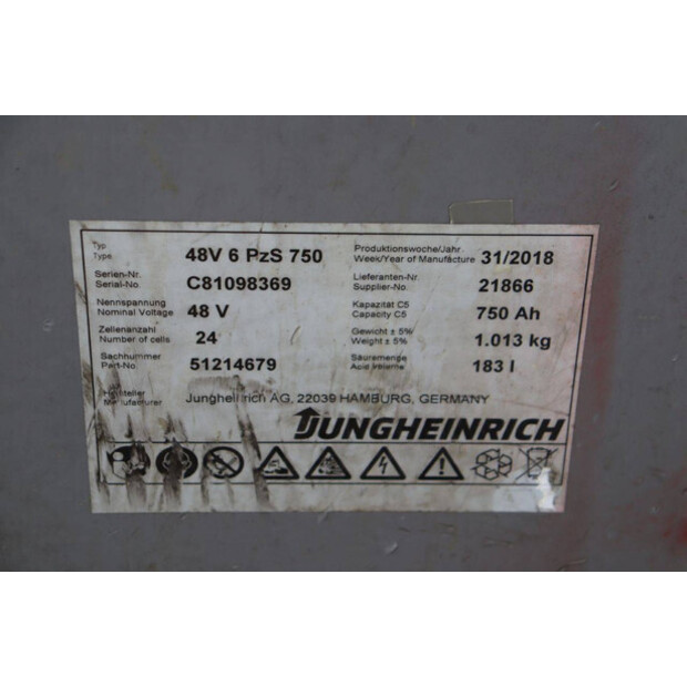 2018 Jungheinrich EFG 316-46728937