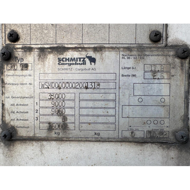 2006 Schmitz Cargobull SKO 18-46731051