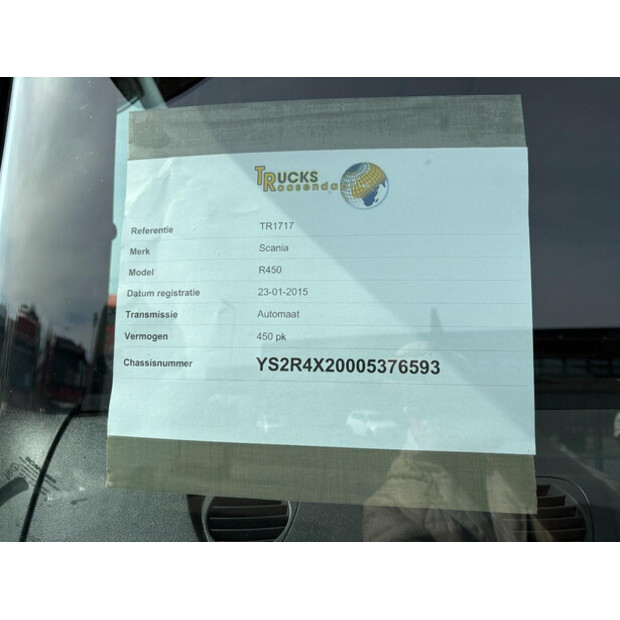 2015 سكانيا R450-46751469