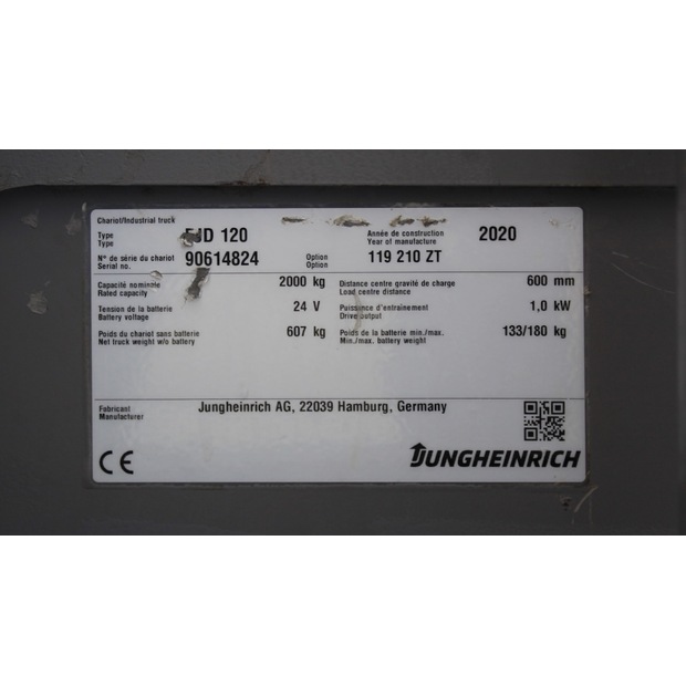 2020 جنجهينريتش EJD 120 210 ZT LI-ION-46761275