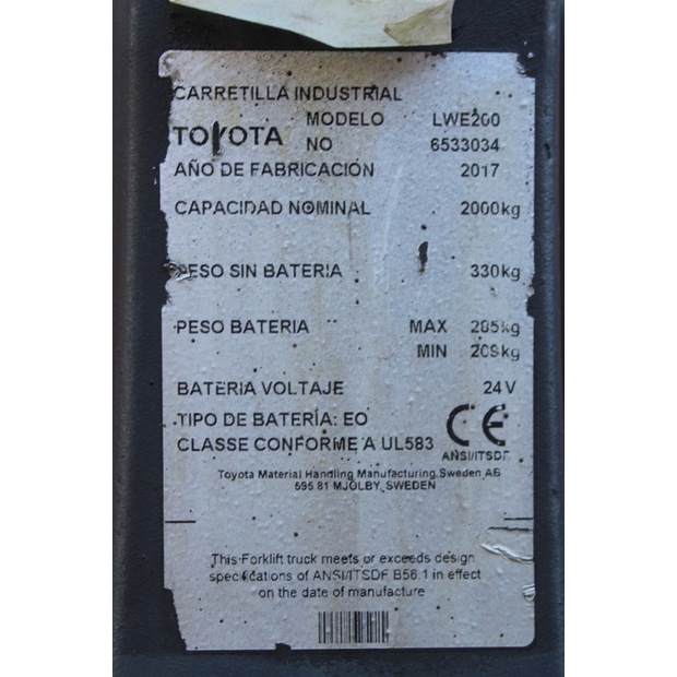 2017 BT LWE 200-46761382