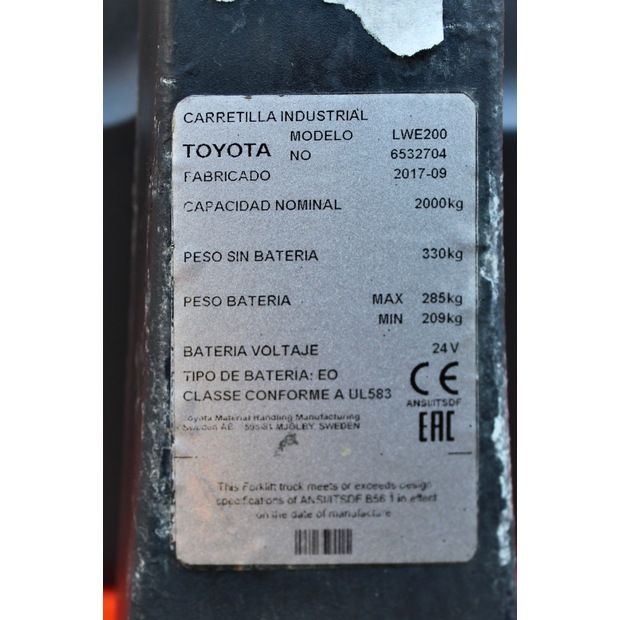 2017 BT LWE 200-46761400