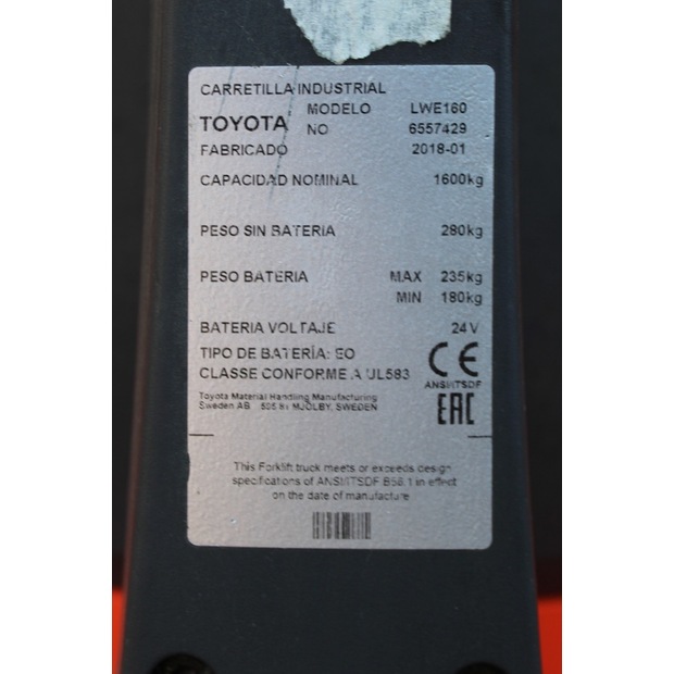 2018 BT LWE 160-46761545