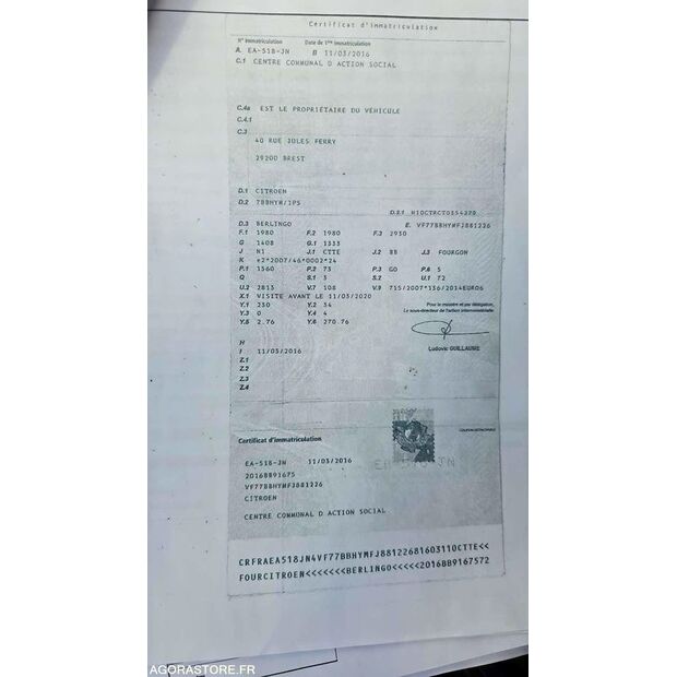 2016 Citroen BERLINGO-46768034