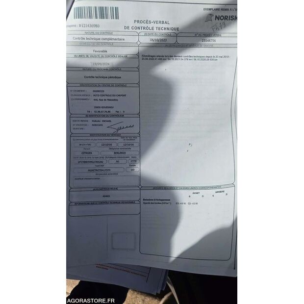 2016 Citroen BERLINGO-46768395