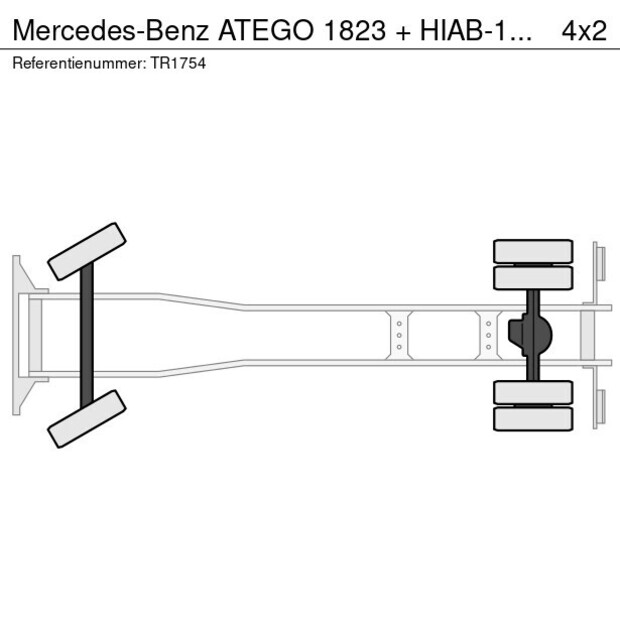 2000 Mercedes-Benz ATEGO 1823-46770014