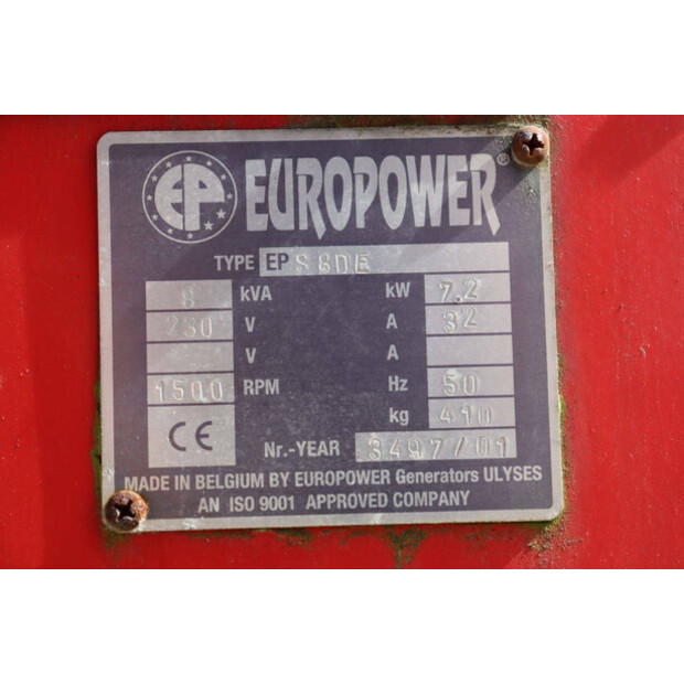 2001 يورو باور S8DE-46770214