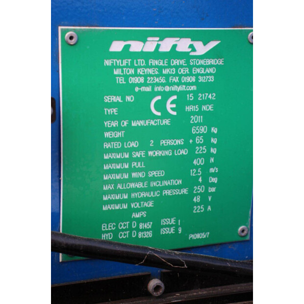 2011 NIFTY HR15 NDE-46771234