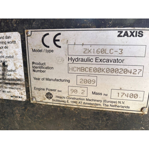 2009 Zaxis ZX160LC-3-46771888
