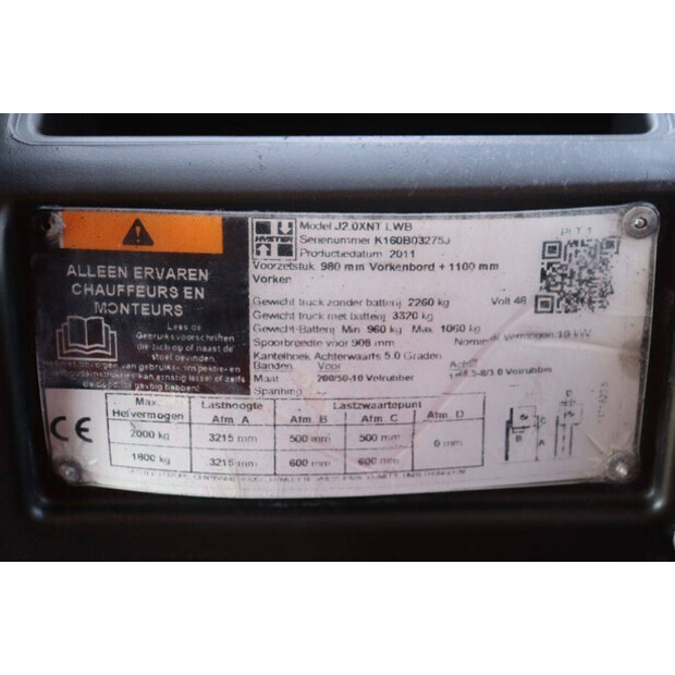 2011 Hyster J2.0XNT-46772300