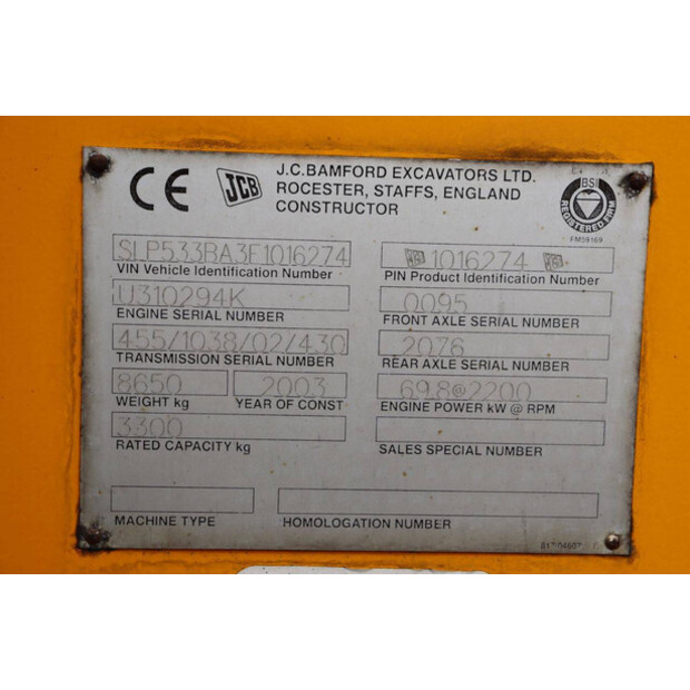 2003 JCB 533-105-46773424