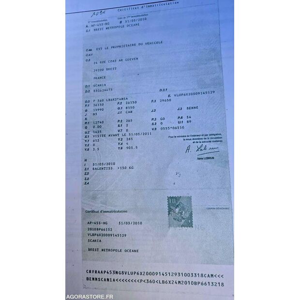 2010 سكانيا PRG400-48-46796251