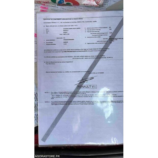 2001 Renault Midlum-46800081