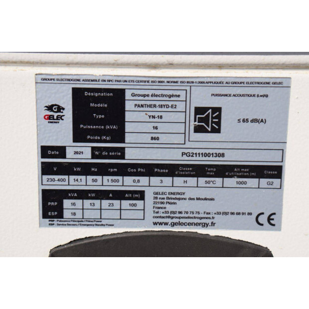 2021 GELEC PANTHER-18YD-E2-46803635