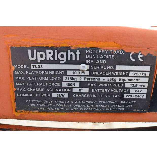 UPRIGHT TL33-46803775