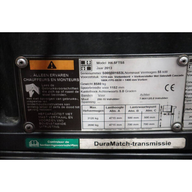 2013 Hyster H4.5FTS5-46809640