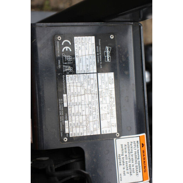 2018 دووسان G20GP-46809982