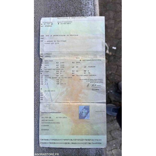 2011 Citroen BERLINGO-46832547