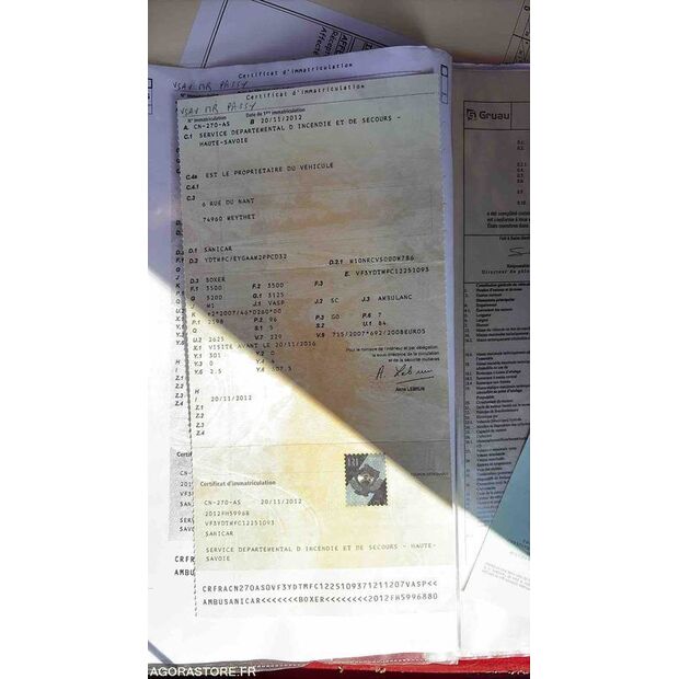 2012 Peugeot BOXER-46833123