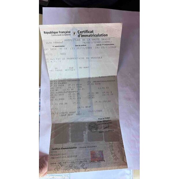 2004 MITSUBISHI Pajero-46834894