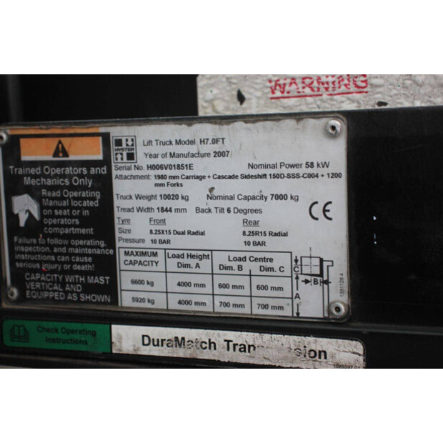 2007 Hyster H7.0FT-46836613