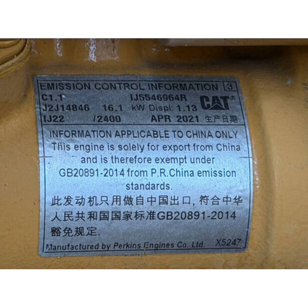 2021 Caterpillar 301.8-46839528