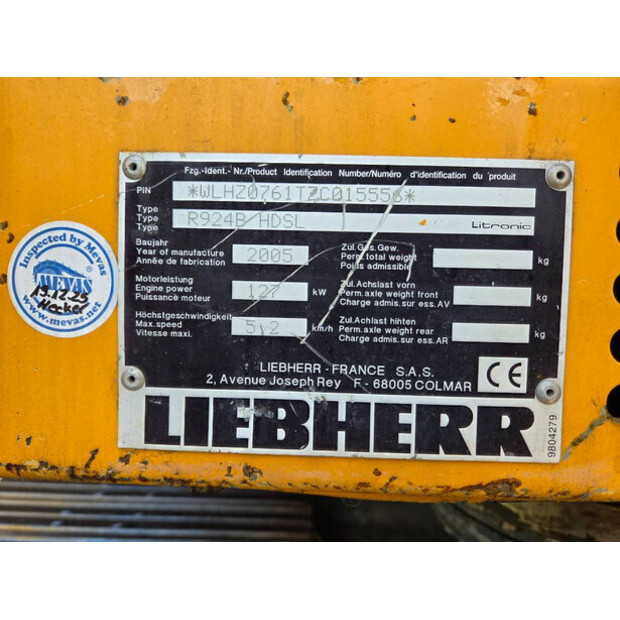 2005 Liebherr R924B-46856615