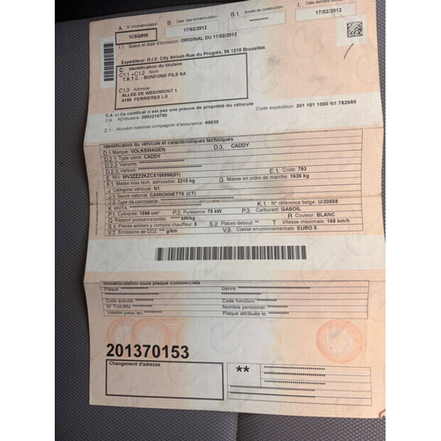 2012 Volkswagen Caddy-46861557