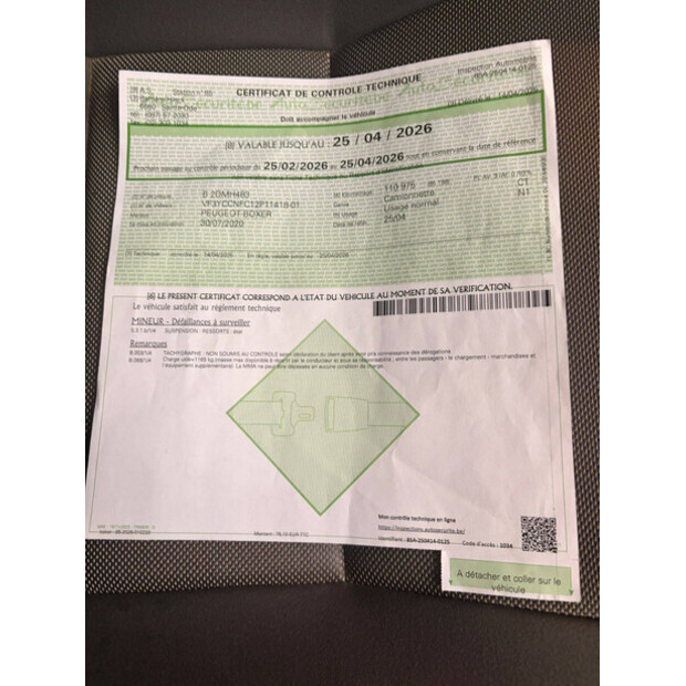 2020 Peugeot BOXER-46862371