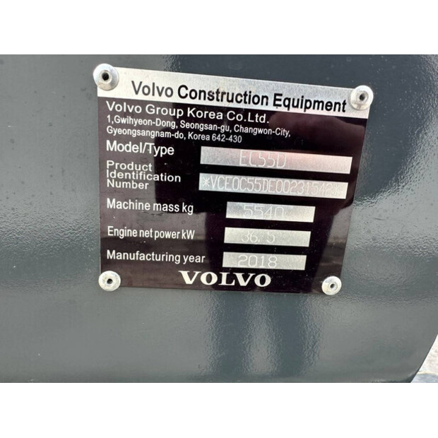 2018 فولفو EC55D-46864627